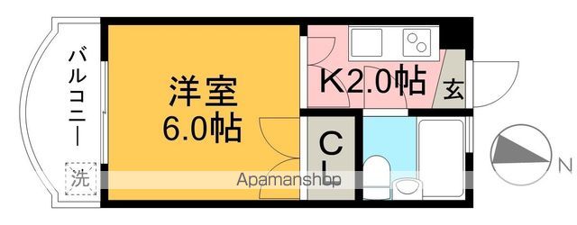 エリジアハイツ 307号室 間取り