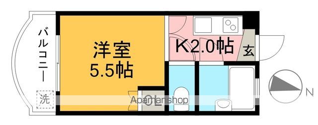 エリジアハイツ 307号室 間取り