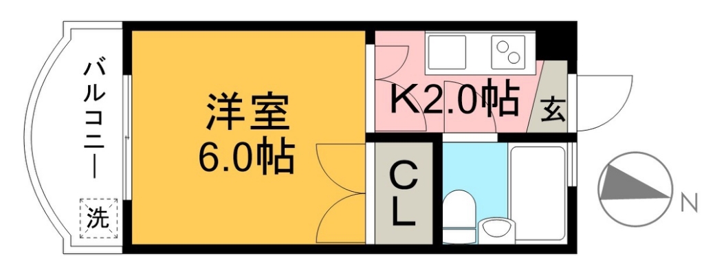エリジアハイツ 307号室 間取り