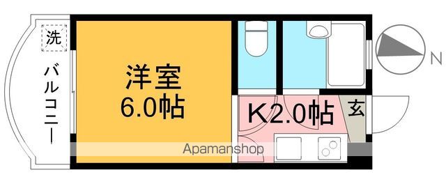 エリジアハイツ 503号室 間取り
