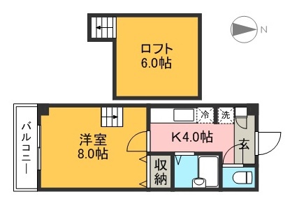 貳室邸マンション 302号室 間取り