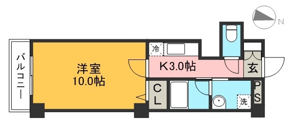 ＣＬＡＳＳ・Ｙ 602号室 間取り