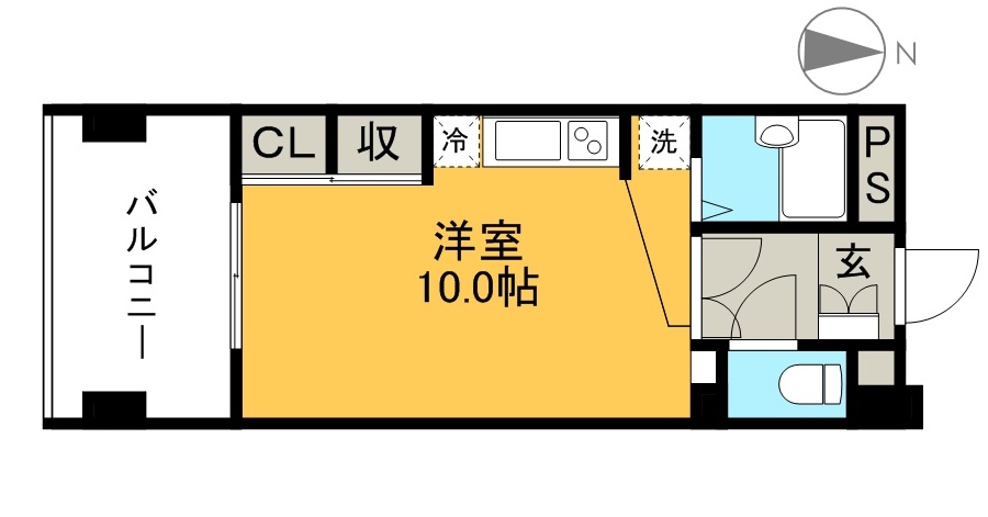 レガシィ２１ 902号室 間取り