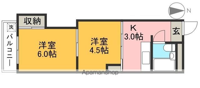 藤本マンション 205号室 間取り