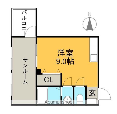 リライアンス 202号室 間取り