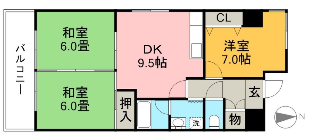 ハイム２４ 501号室 間取り