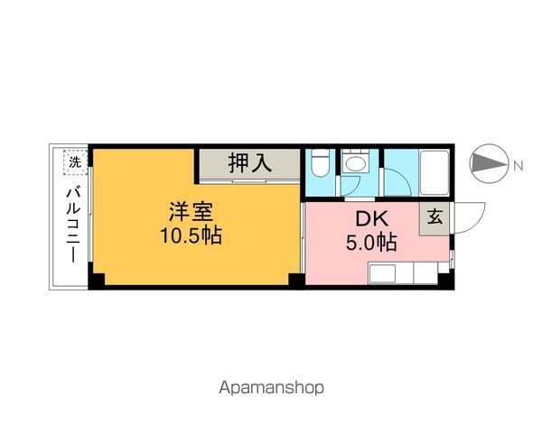 第二コーポサチ 202号室 間取り