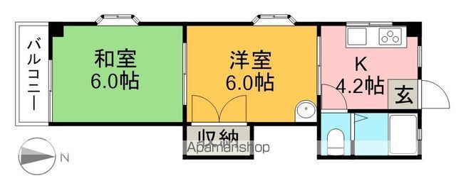 エクセルつかさ 301号室 間取り