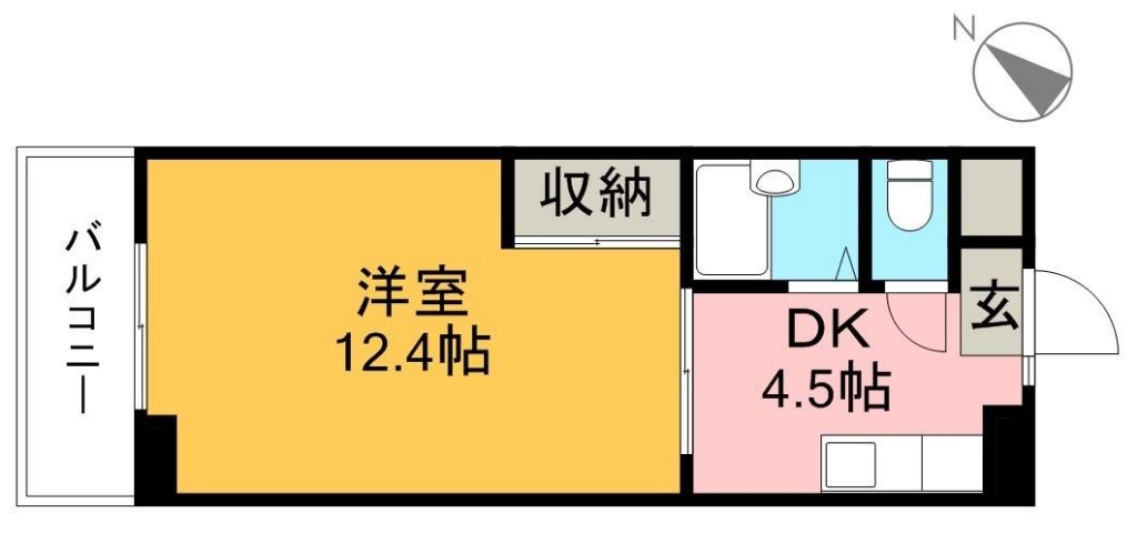 ロゼ３ 205号室 間取り