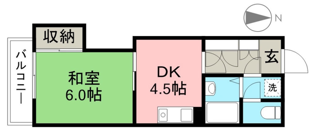 アーバンハイツ上町 302号室 間取り