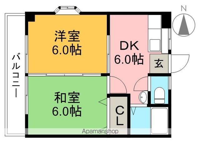 レジデンスマルミツ 301号室 間取り