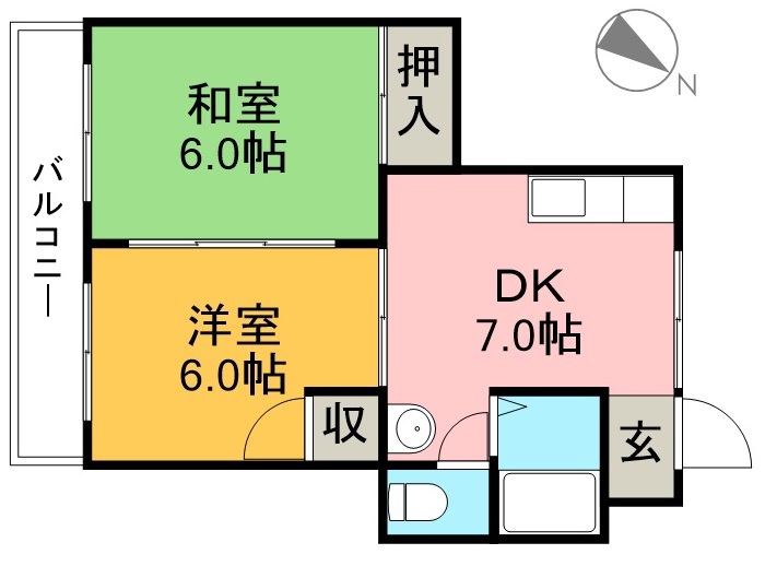 ピープルハウスⅠ 202号室 間取り
