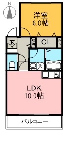 ファースト 101号室 間取り