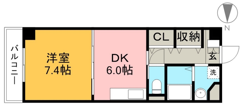 フォレストコート山ノ端 202号室 間取り