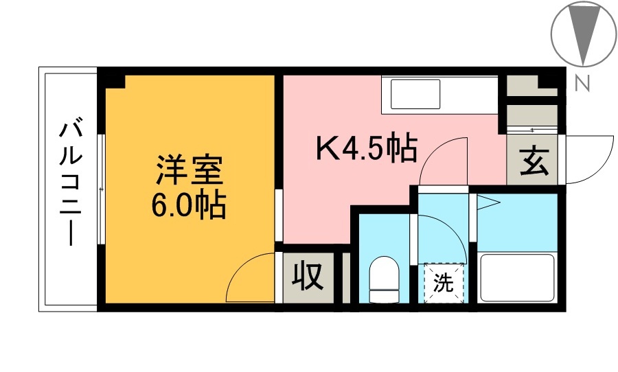 Ｍ’ｓ　Ｂｅｅ 313号室 間取り