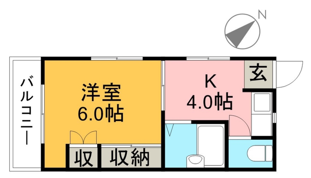 セレクト高須 205号室 間取り