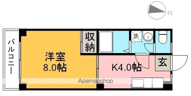 ガーデンハイツいちのみや 202号室 間取り