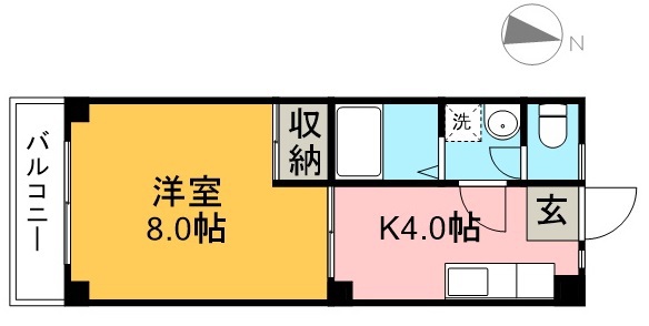 ガーデンハイツいちのみや 202号室 間取り