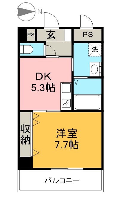 ｍａｉｓｏｎ　ｄｅ　ＭＡＲＴＩＮ 302号室 間取り