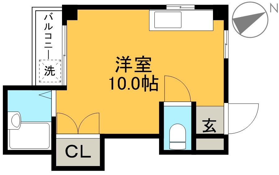 ファンタジーＭＫ 202号室 間取り