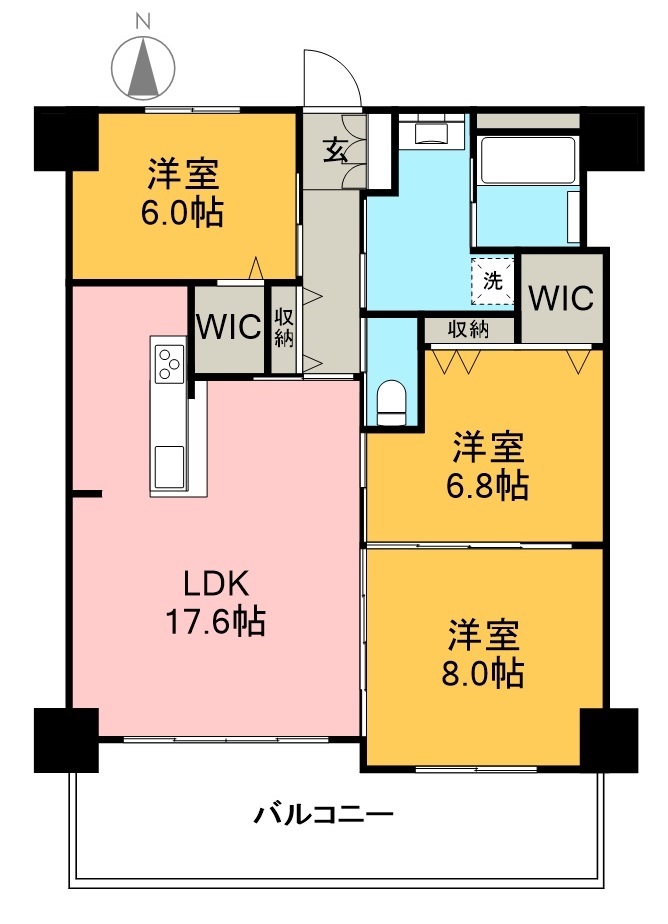 Ｃｅｎｔｏｒｏ（チェントロ） 1006号室 間取り
