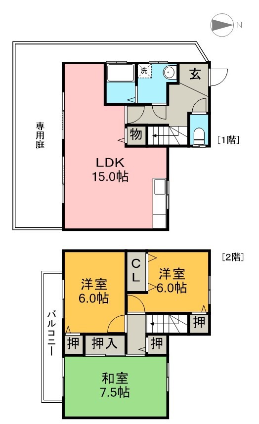 マイファミール 西号室 間取り