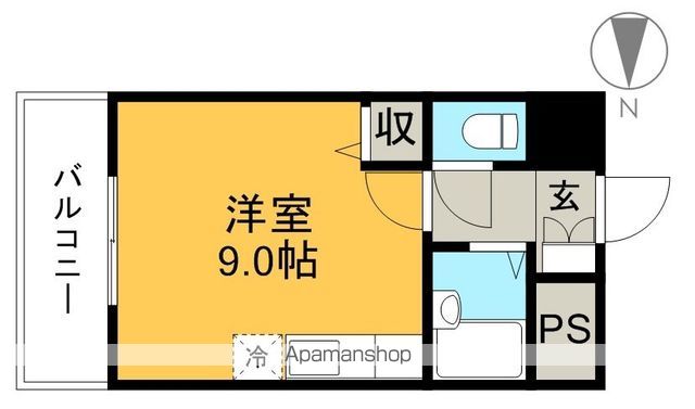 アスターハウス新本町 203号室 間取り