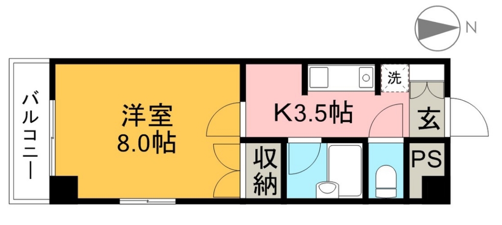 ミタニマンションⅢ 901号室 間取り