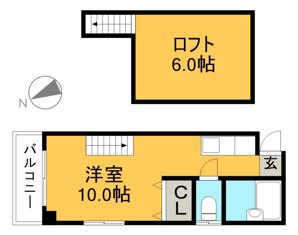 パインヴィレッジ 301号室 間取り