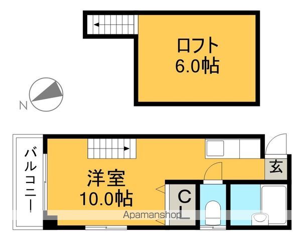 パインヴィレッジ 301号室 間取り