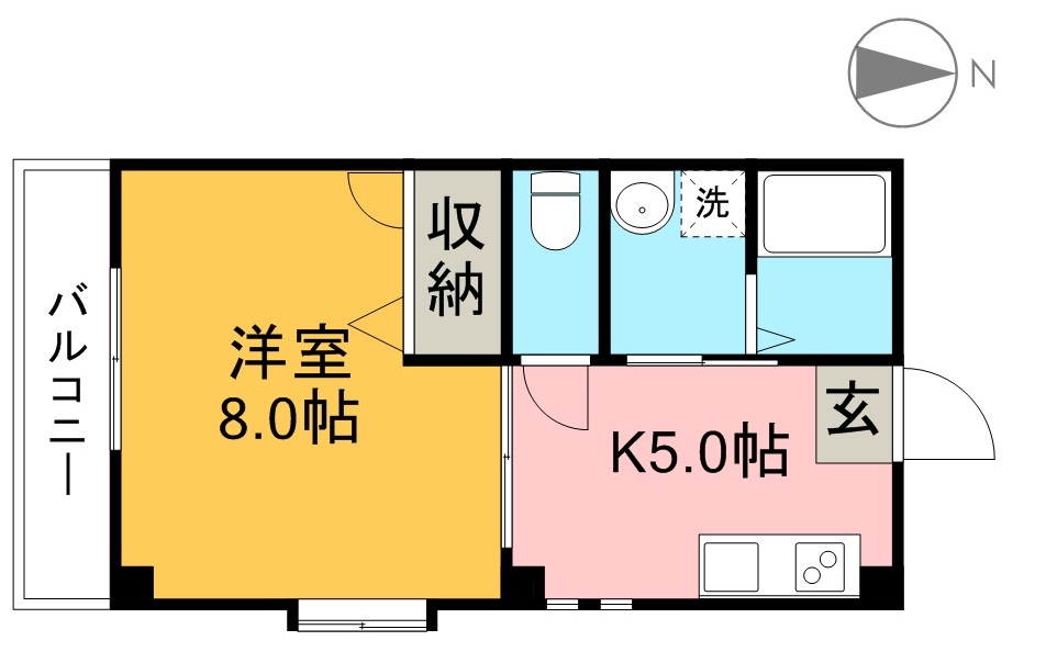 ホープロイヤルハイツ 303号室 間取り