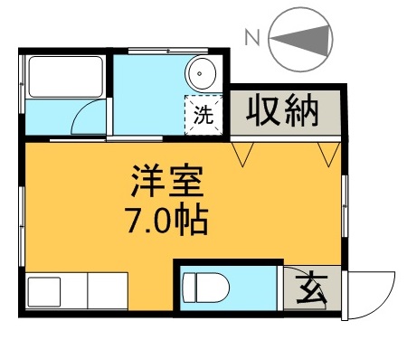 コーポ１６４ 210号室 間取り