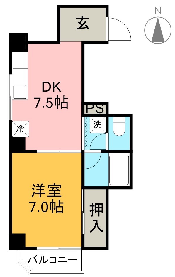 合田ビル 603号室 間取り