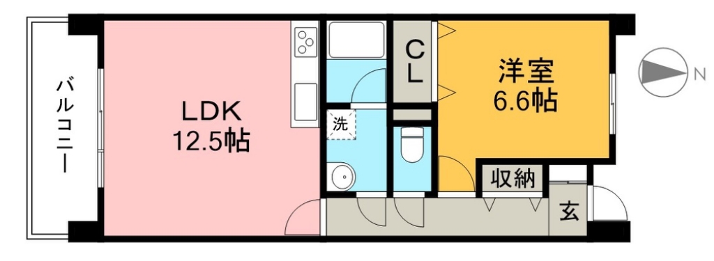 メゾンふだば 305号室 間取り