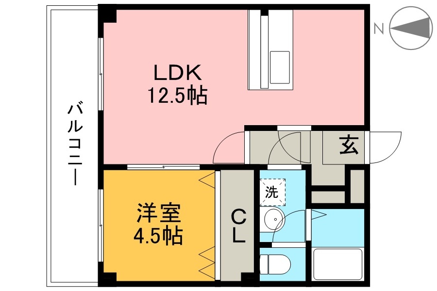 グランパレスパゴダ 510号室 間取り