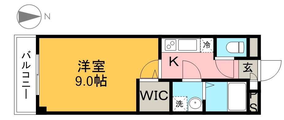 サンサン・コート 203号室 間取り