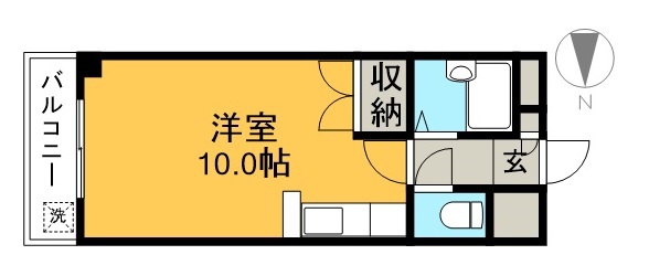 ピュア高須新町 204号室 間取り