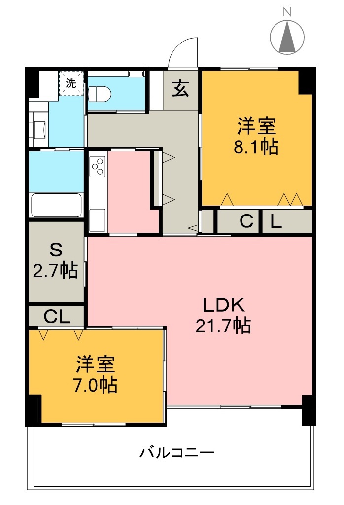 Ｃｅｎｔｏｒｏ（チェントロ） 903号室 間取り
