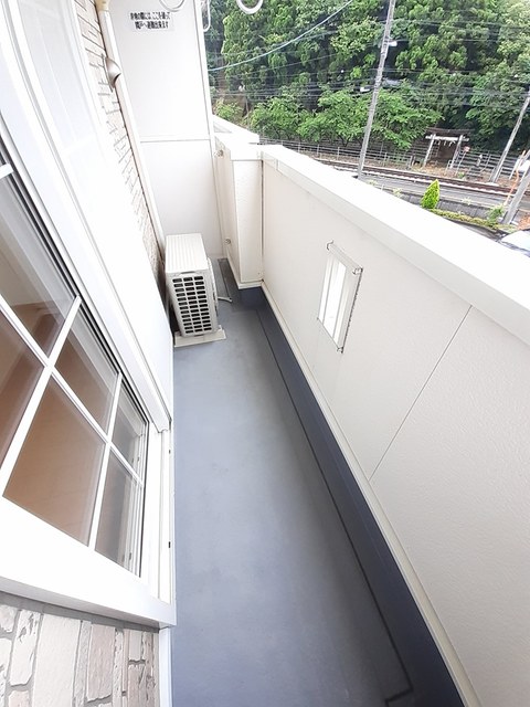 松岡ハイツⅡ　Ｂ ベランダ