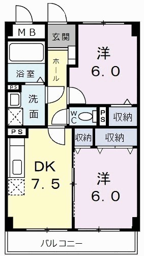 グランデール　一本松 間取り