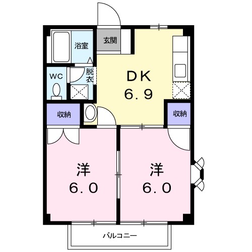 ウエスト　ハイツ 間取り