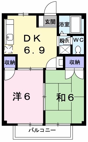 ハイツＫＵＷＡＯ 間取り