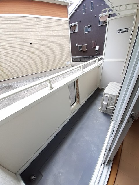 松岡ハイツ　Ｂ ベランダ