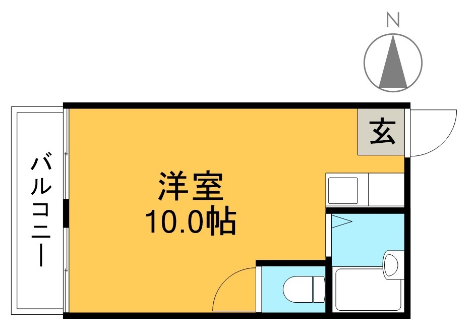 アゼリア３０ 106号室 間取り
