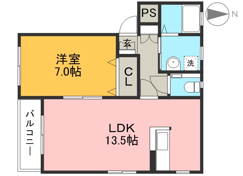 メリベルⅠ 間取り図