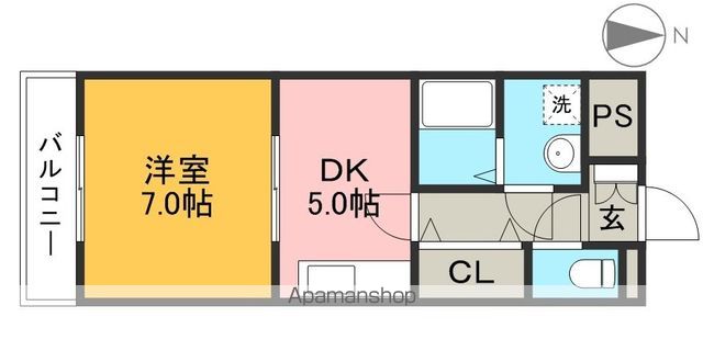 ボヌール・ヒル 302号室 間取り