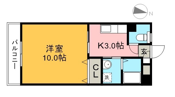 メゾンロンドゥ・トワ 213号室 間取り