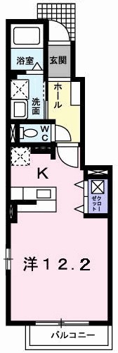 ルミエール　カモチ　Ａ 間取り