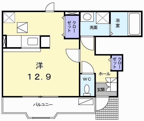 プリティ－ハウス 間取り