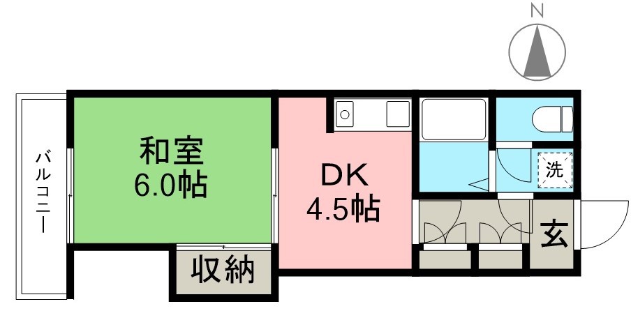アーバンハイツ上町 301号室 間取り